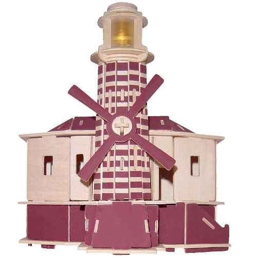 Wooden 3D Puzzle Lighthouse