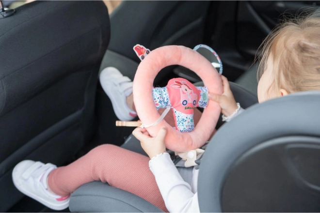 Textile Steering Wheel with Deer Stella by Lilliputiens