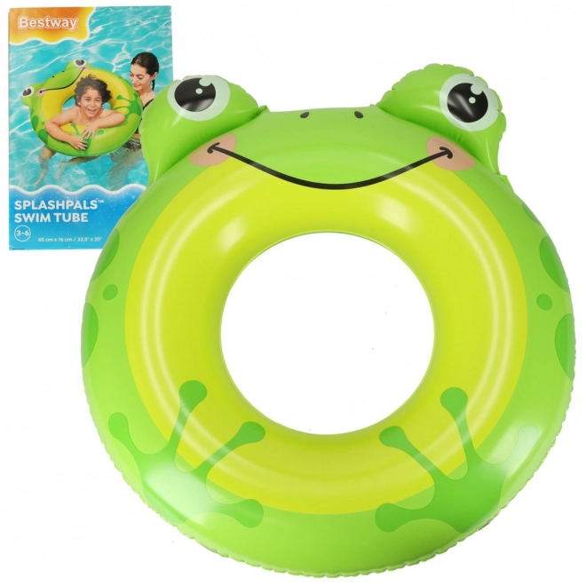 Inflatable Swim Ring Frog Design