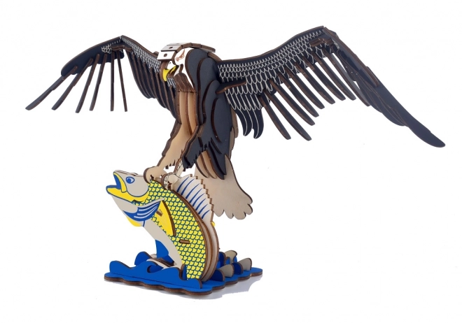 Woodcraft 3D Wooden Eagle Puzzle