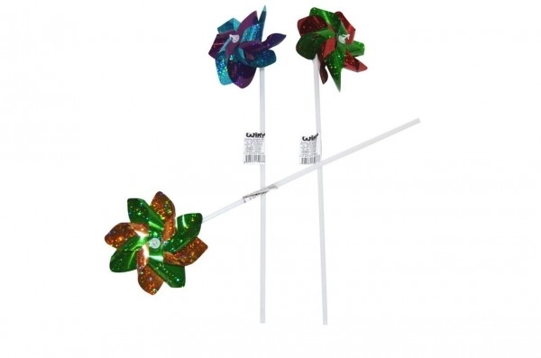 Colorful Sparkling Plastic Pinwheel