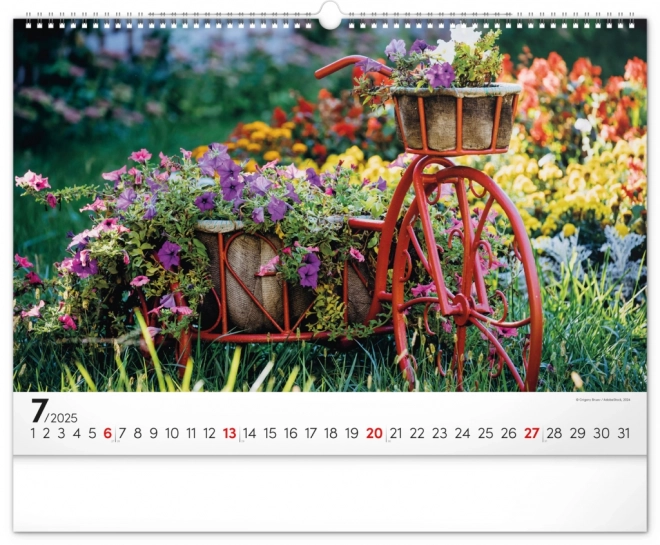 Garden Wall Calendar 2025