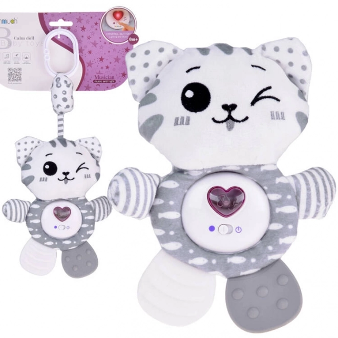 Interactive Kitten Plush Toy 3-in-1