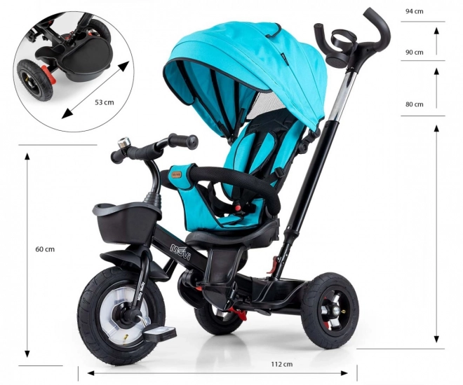 Movi 360° Tricycle Black-Mint