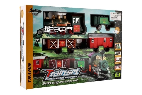 Battery Operated Train Set with Sound and Lights