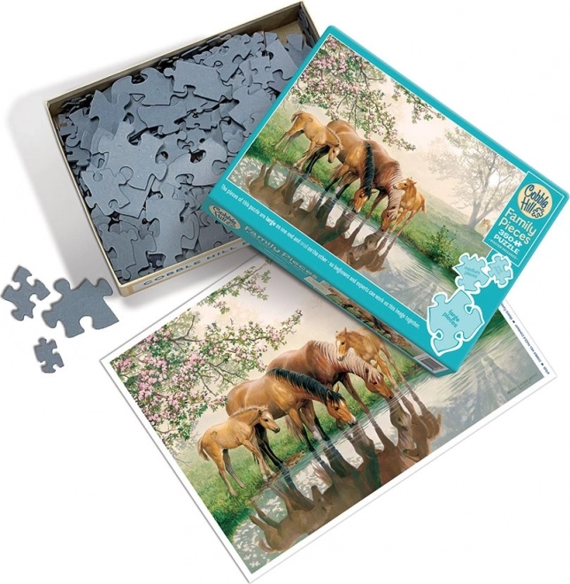 Cobble Hill Family Puzzle Horse Family