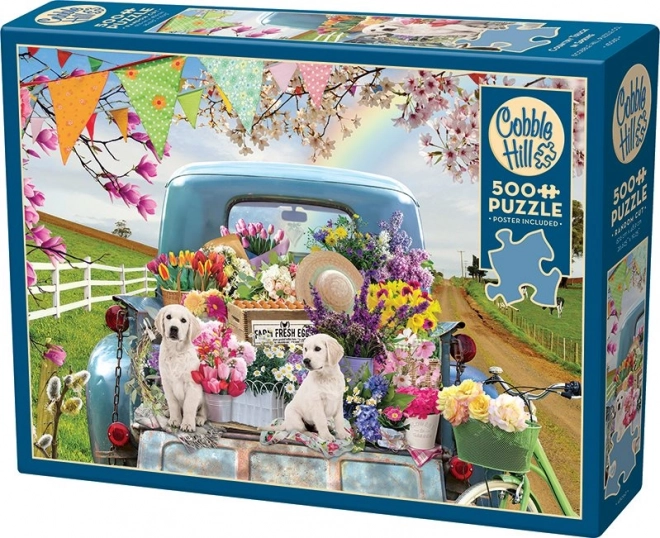 Cobble Hill Spring Delivery 500 Piece Puzzle