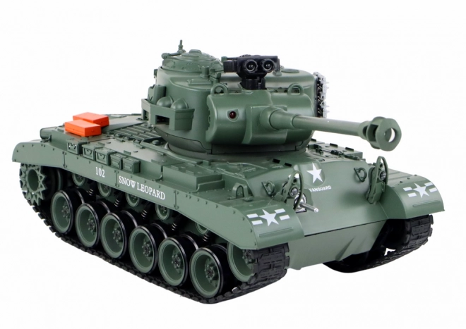 Rc Remote Control Leopard Tank 1:18 Gray