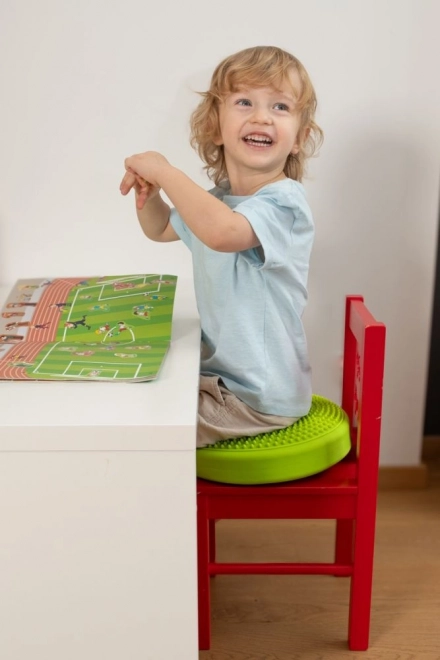 Inflatable balancing mat TULLO blue