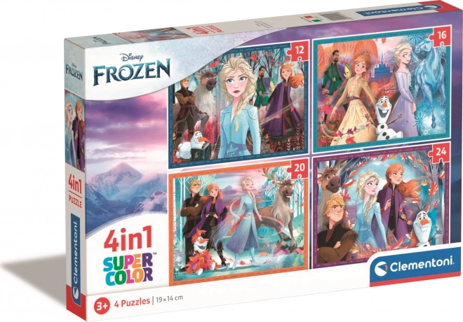 Frozen 4 in 1 Puzzle Set by Clementoni