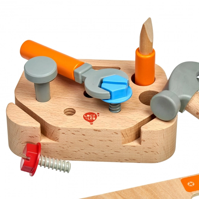 Lucy & Leo Little Carpenter - Wooden Tool Set