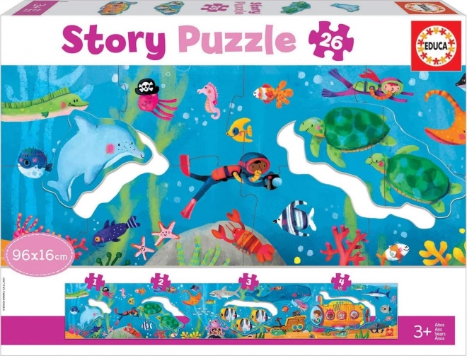 Educa story puzzle undersea world