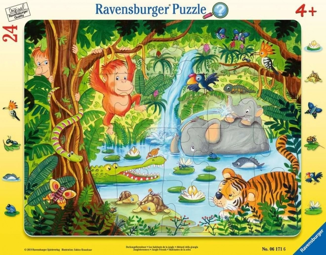 Jungle friends puzzle