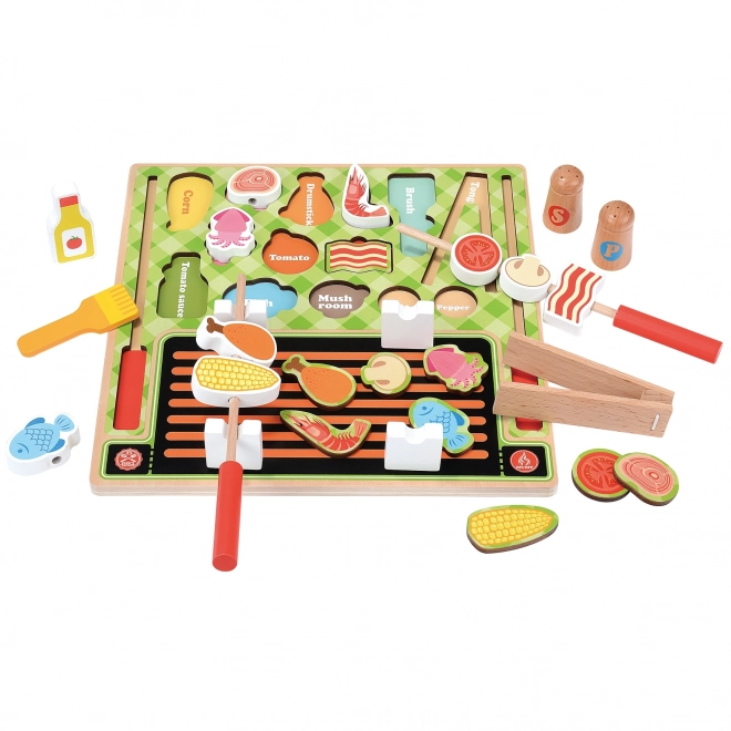 3D Wooden Grill Puzzle