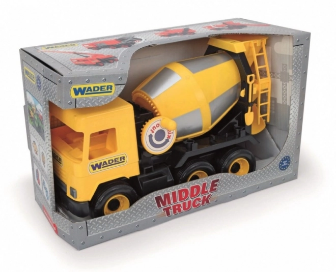 Yellow Concrete Mixer Toy Truck