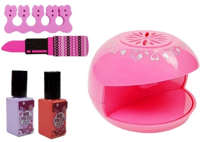 Nail Art Kit with Dryer and Stickers