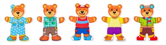 Dress the Bear Family Puzzle