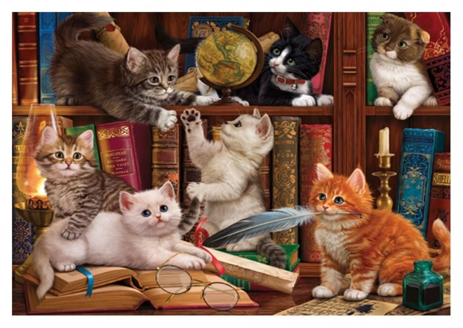 Puzzle Cats in the Library 500 pieces