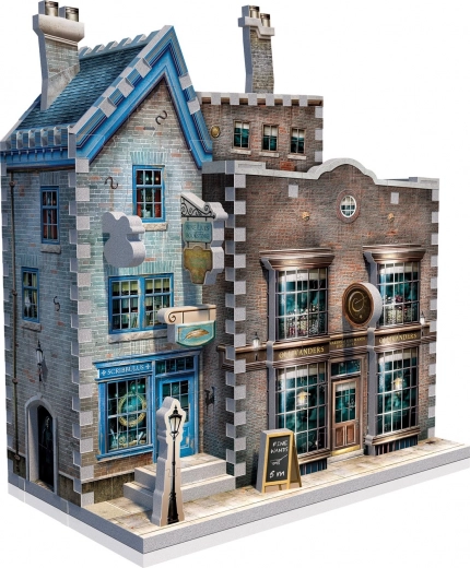 Negozi iconici di Diagon Alley in dettagliato 3D