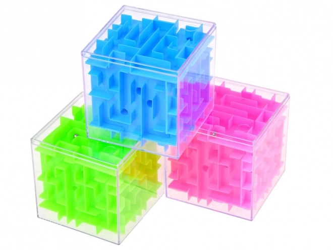 Rotating Maze Skill Game Cube