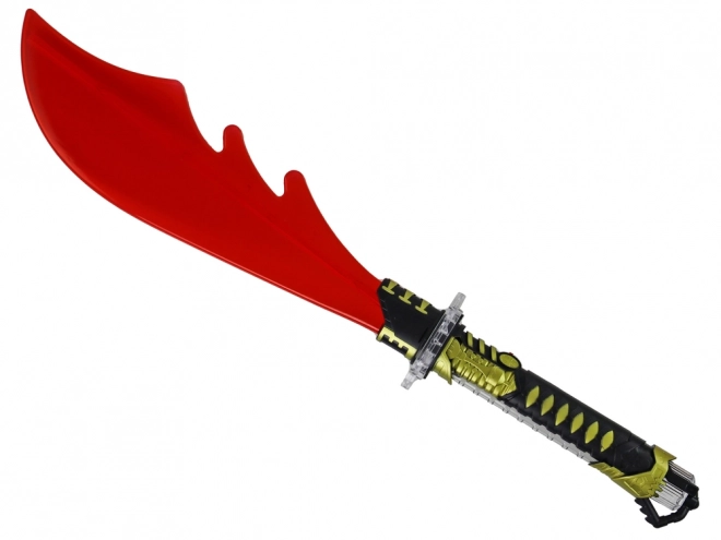 Glowing Red Toy Machete for Kids