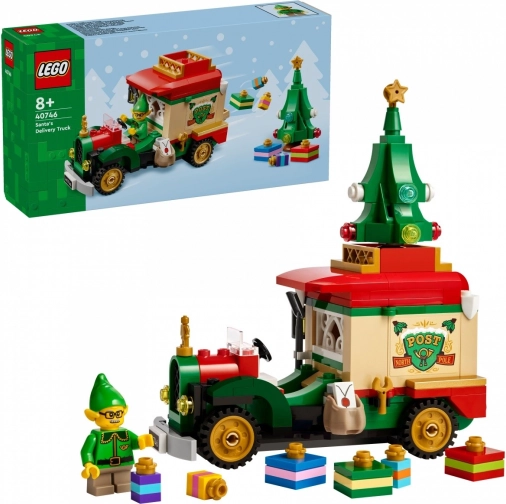 Lego Santa Claus Christmas Truck