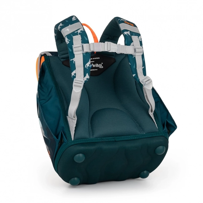 School Backpack Premium Light Wolf