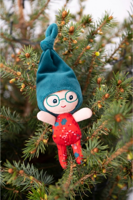 Lilliputiens Christmas Elf with Red Stocking