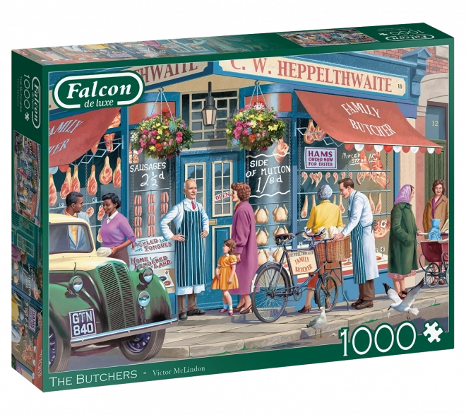 Falcon puzzle butcher shop 1000 pieces