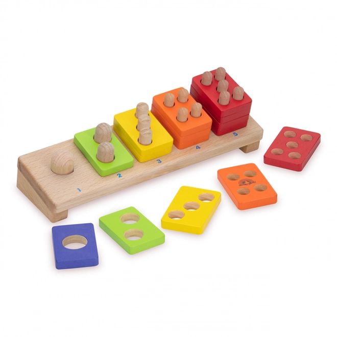 Wonderworld Wooden Puzzle Colorful Numbers