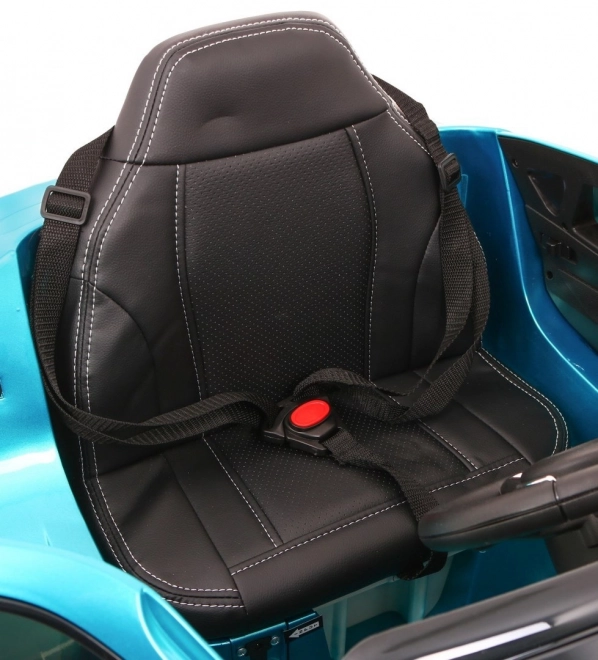 Mașină electrică pentru copii BMW X6M vopsită + telecomandă + EVA + pornire lentă + audio + LED – Modré