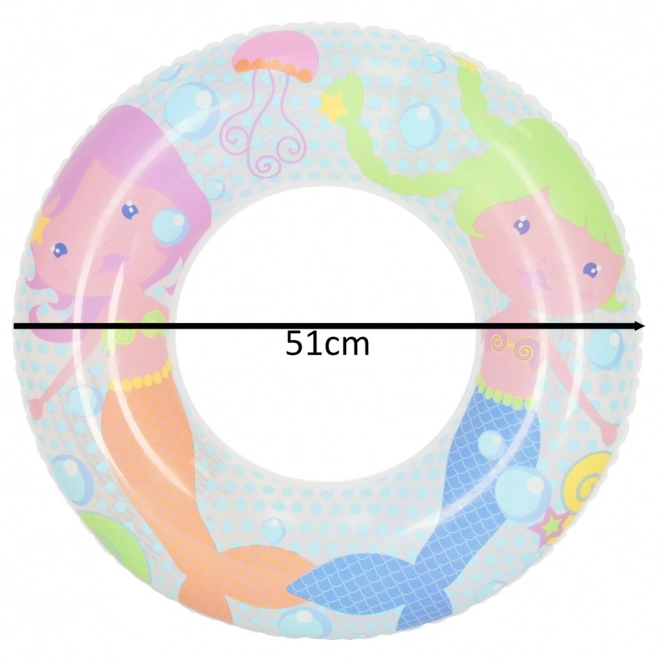 Inflatable Swim Ring 51cm Mermaids – mermaids