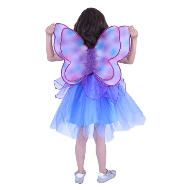 Fairy Violet Costume with Wings for Girls