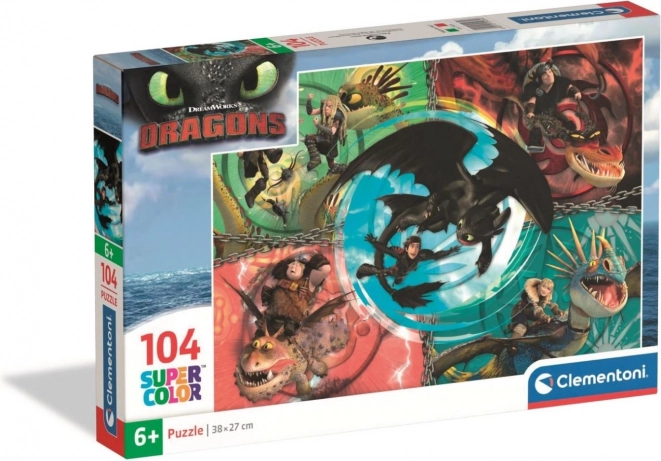 Clementoni Puzzle 104 Pieces How to Train Your Dragon