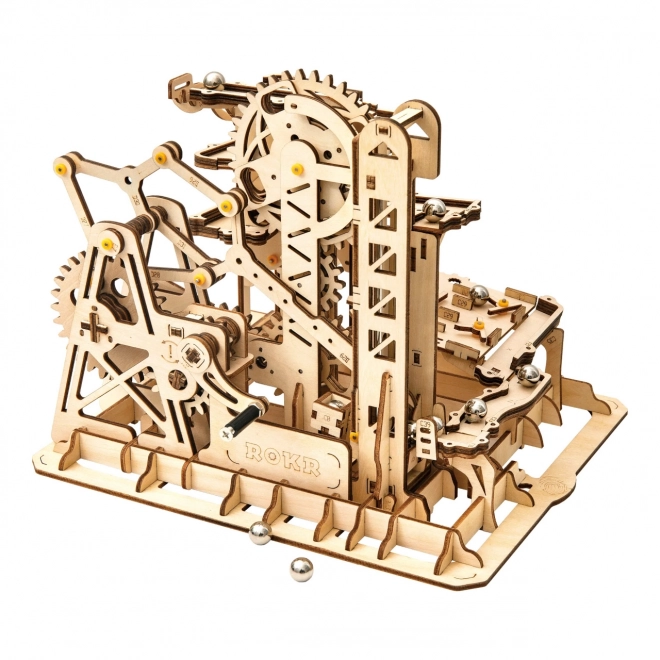 Robotime Rokr 3D Wooden Puzzle Marble Run Climber