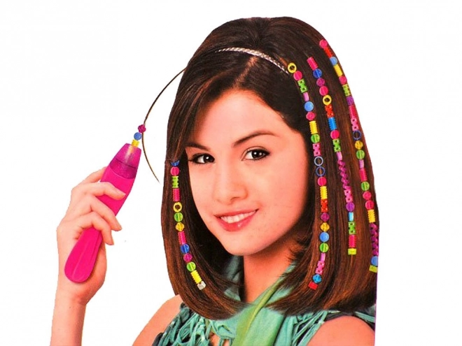 Hair Beads and Decorations Styling Set with Braiding Machine