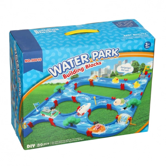 Water Track Sandbox Garden Toy 89 Pieces