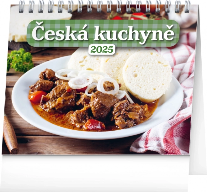 Desk Calendar Czech Cuisine 2025