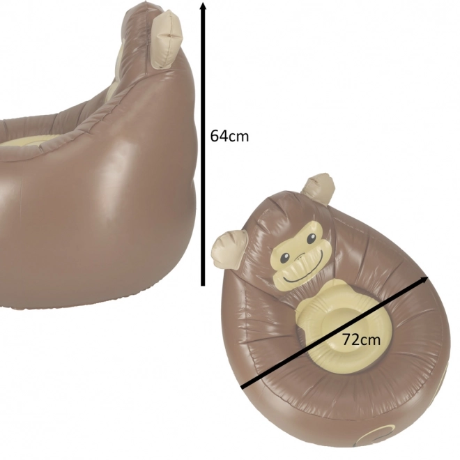 Inflatable Monkey Beanbag Chair