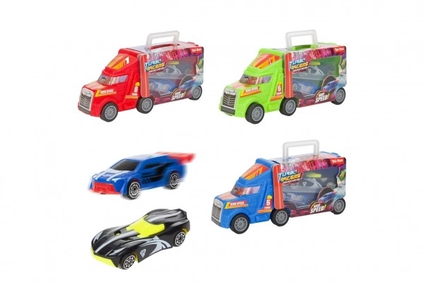 Race Car Transport Truck Set