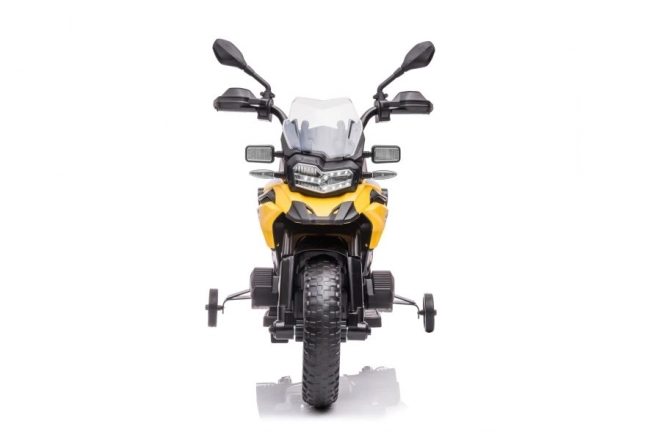 Yellow BMW F850 Battery Motorbike