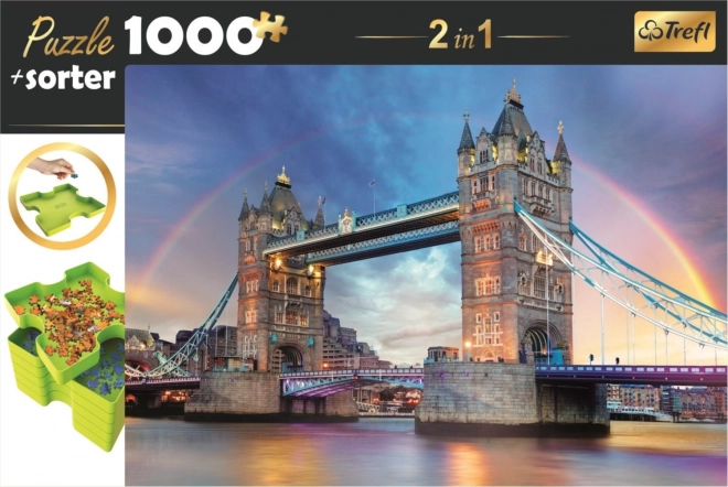 Tower Bridge London 1000 Piece Puzzle with Sorter