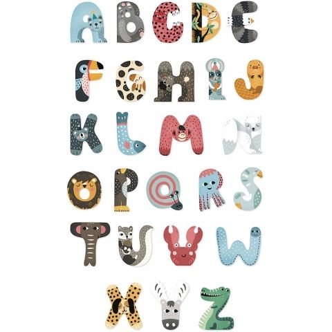 Animal Alphabet Letter P by Vilac