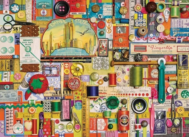 Cobble Hill Sewing Notions Puzzle 1000 Pieces