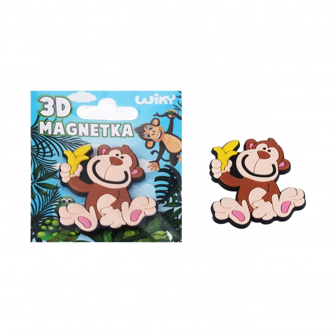 3D Monkey Magnet