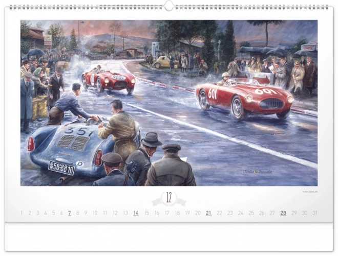 Wall Calendar Oldtimers by Václav Zapadlík 2025