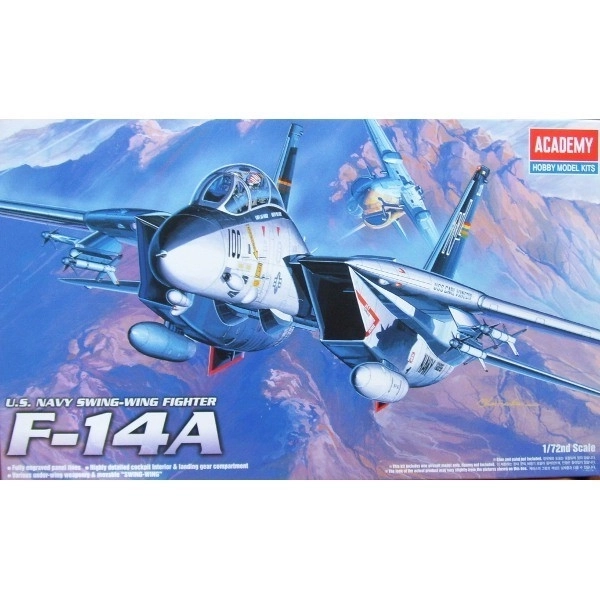 Academy U.S. Navy Swing-Wing Tomcat F-14A Model Kit