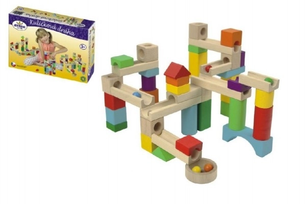 Wooden Marble Run