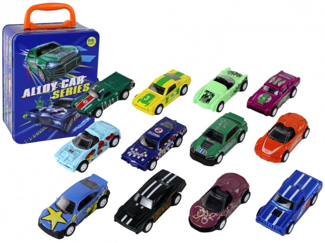 Metal Friction Toy Car Set