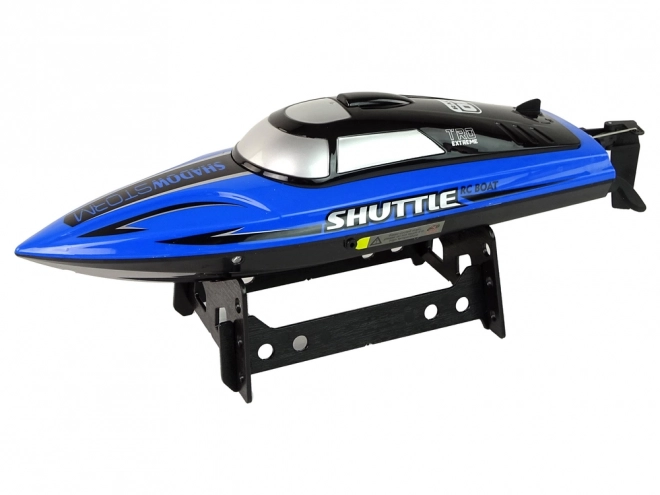 Blue RC Speedboat